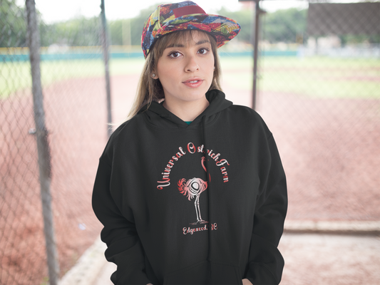 Adult Hoodie  RED/WHITE